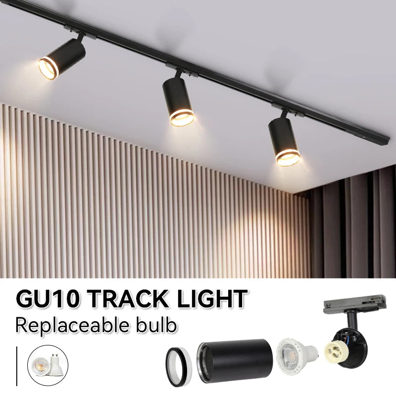 plafonnier rail d'éclairage led pour magasins et salons
