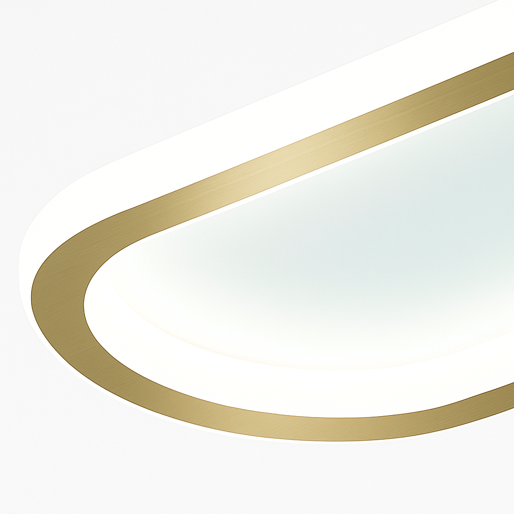 plafonnier rectangulaire moderne à leds lumière créative