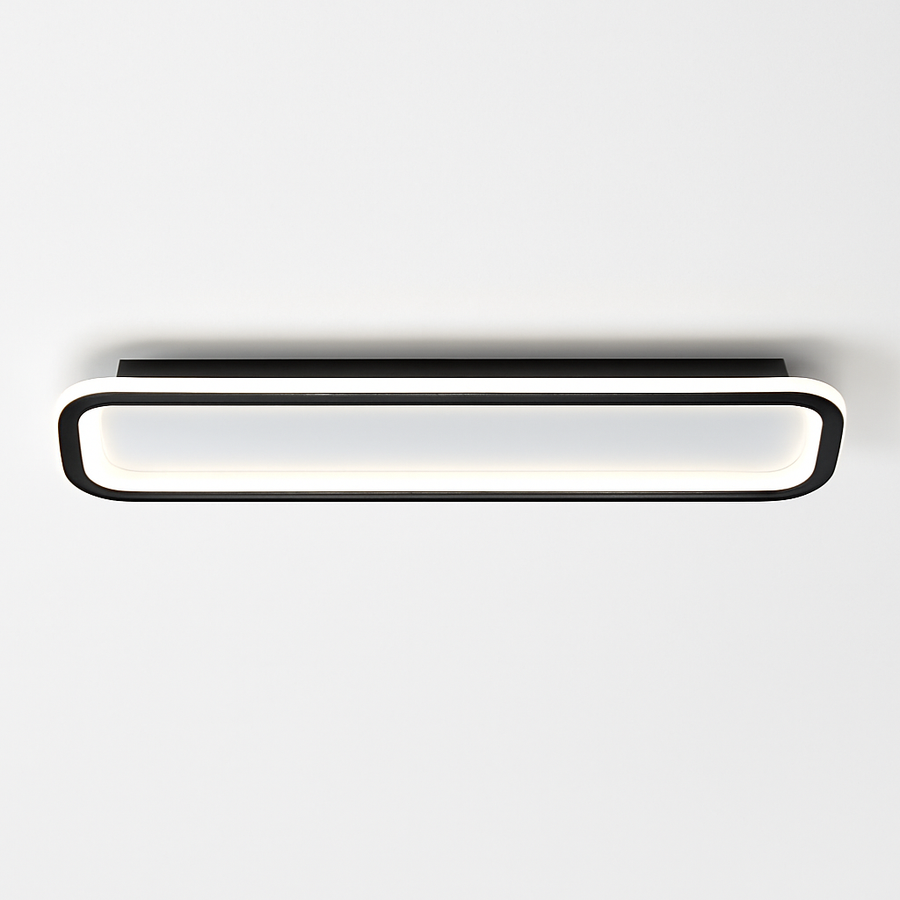 plafonnier rectangulaire moderne à leds lumière créative