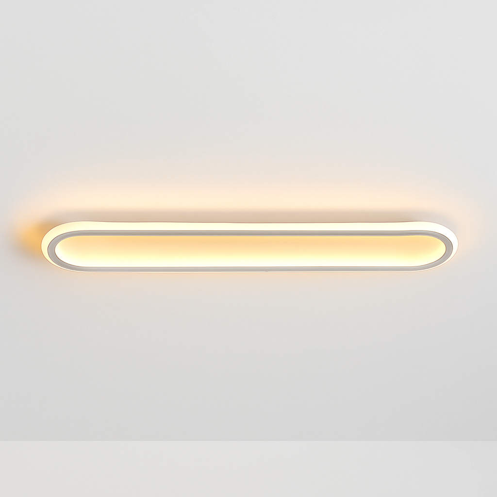 plafonnier rectangulaire moderne à leds lumière créative