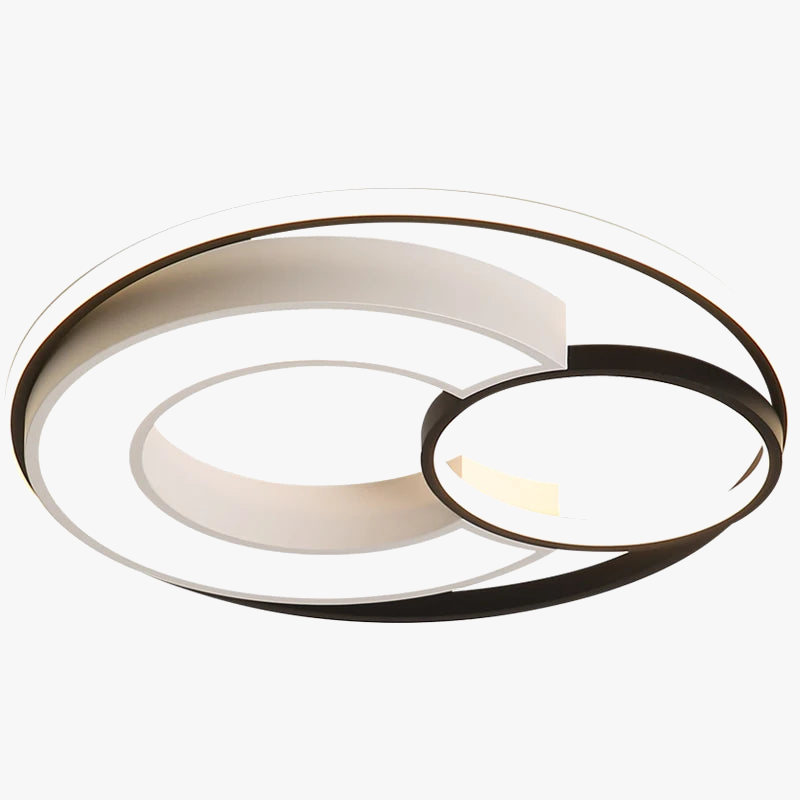 plafonnier rond au design nordique pour intérieur moderne