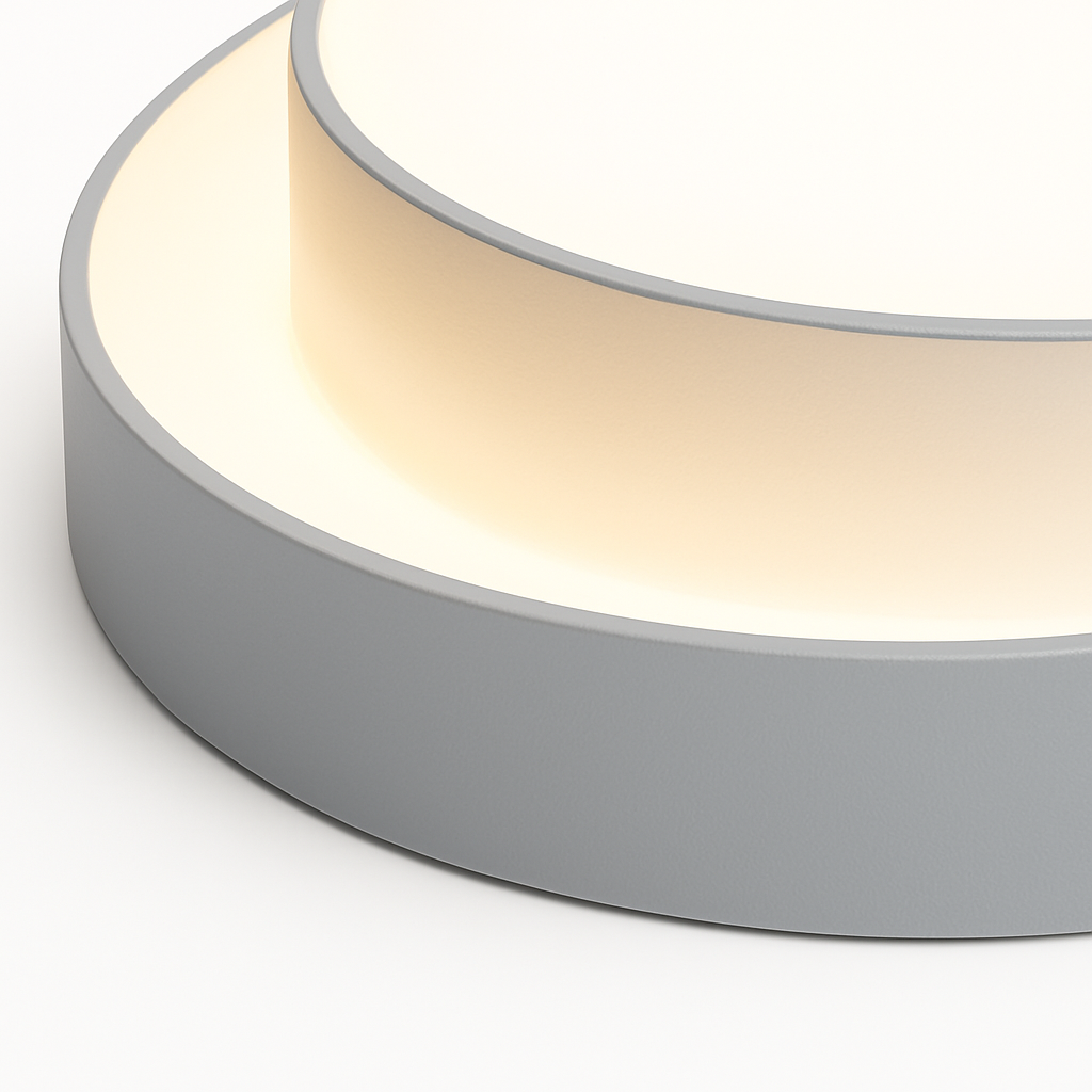 Plafonnier rond moderne led Art plafonnier Studio cuisine chambre allée balcon couloir blanc plafonnier design