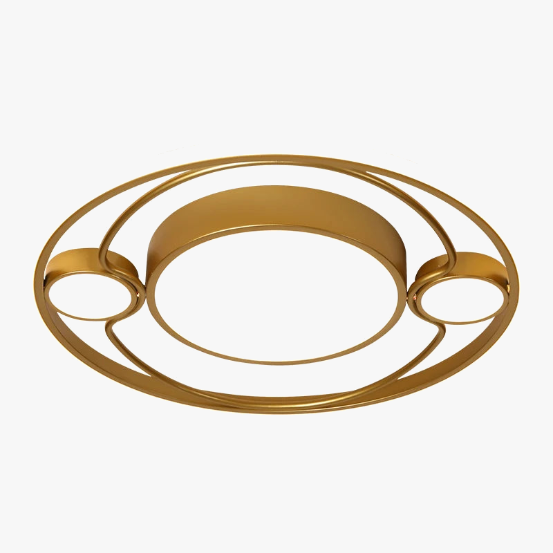 plafonnier rond or led avec télécommande pour toutes les pièces