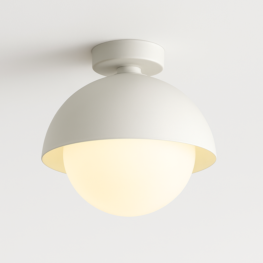 plafonnier semi-encastré led design moderne luminaire décoratif d'intérieur