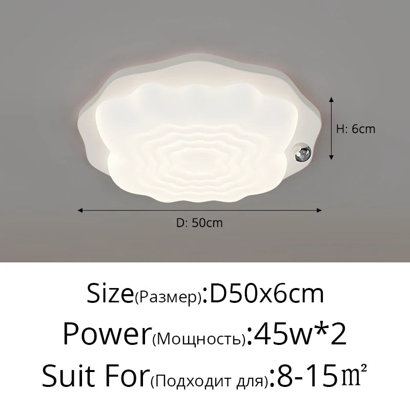 plafonnier à spectre complet moderne protection des yeux