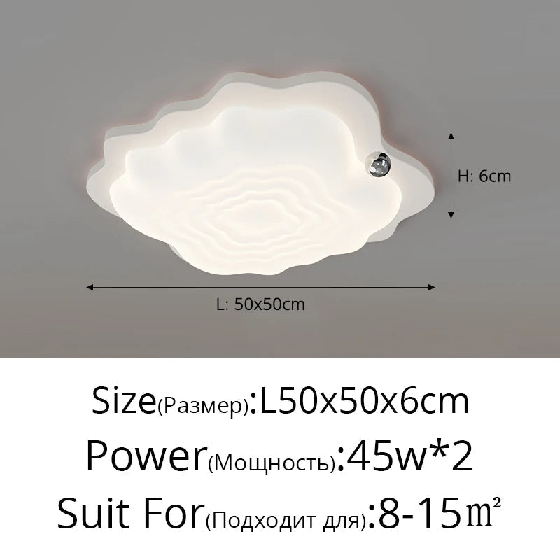 plafonnier à spectre complet moderne protection des yeux