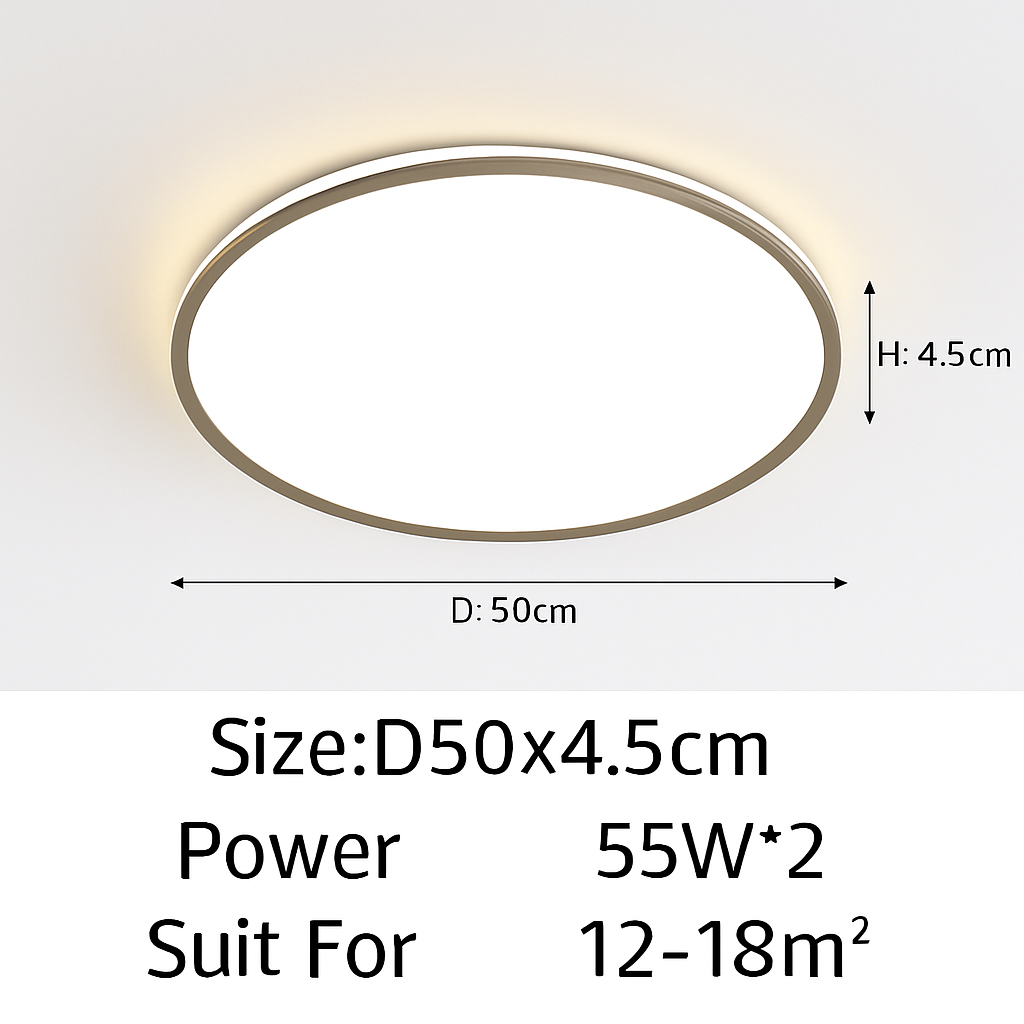 plafonnier à spectre complet protection des yeux haut de gamme intelligent