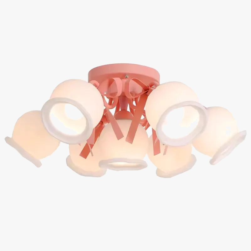 plafonnier style crème pour chambre de princesse et filles