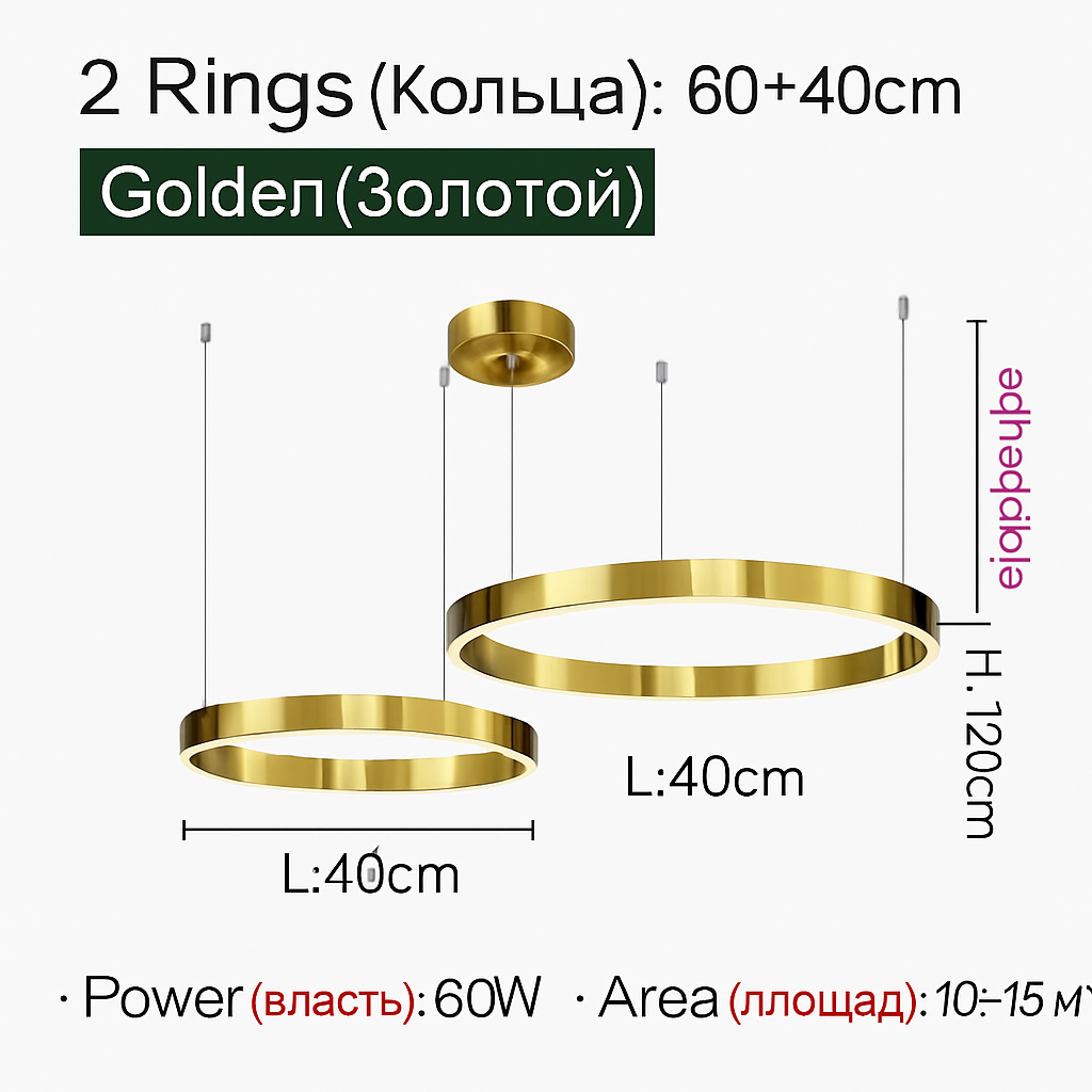 Plafonnier suspension lumière lustres pour salle à manger LED chambre salon nordique décor à la maison moderne lampes à anneau rond
