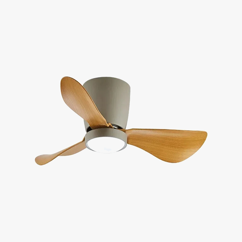 plafonnier ventilateur à conversion de fréquence style nordique simple
