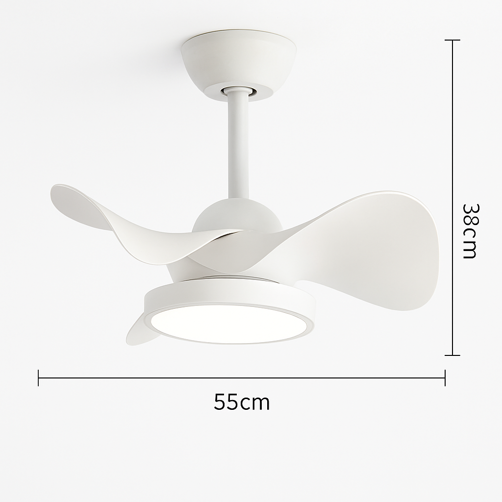 plafonnier ventilateur lumineux télécommandé pour chambre d'enfants