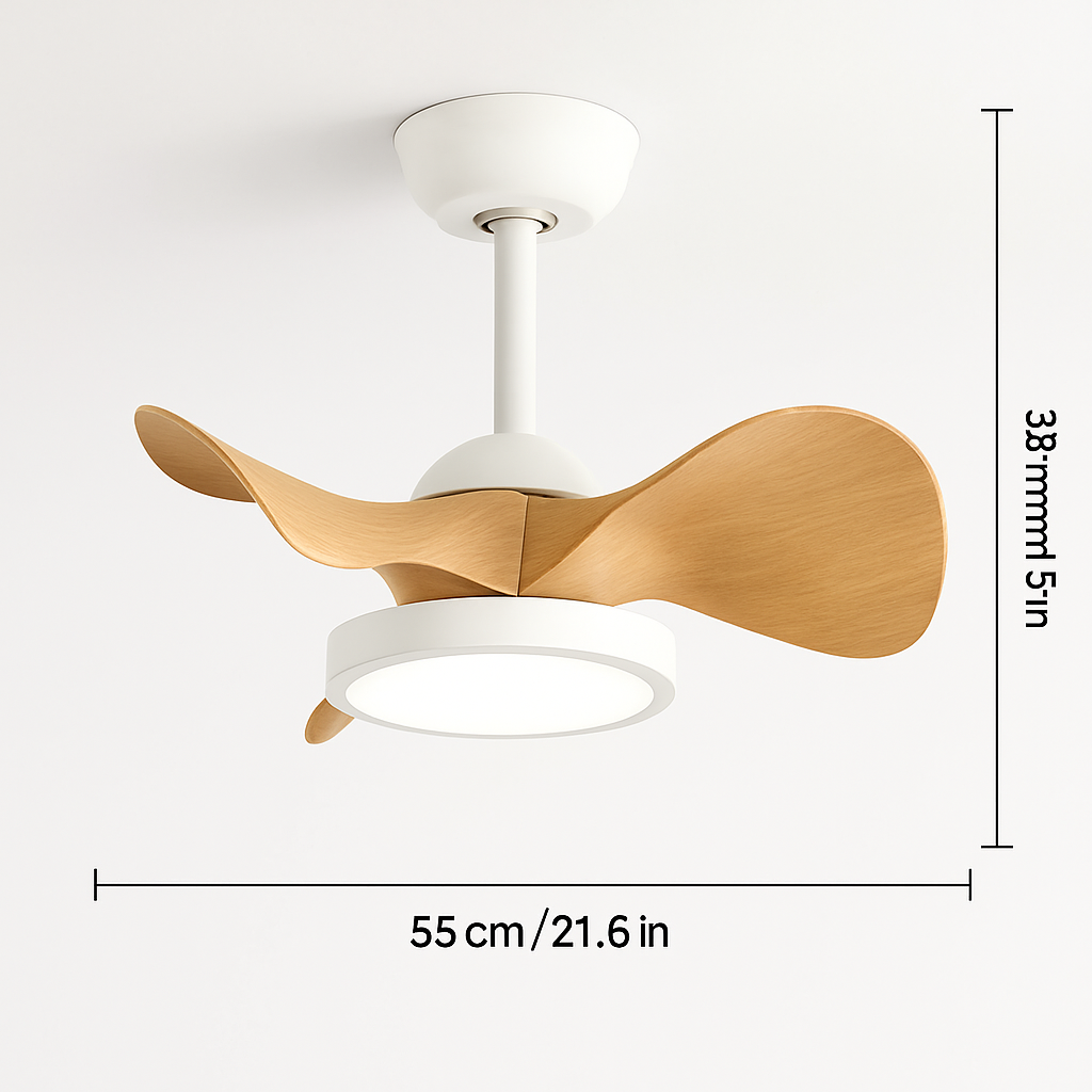 plafonnier ventilateur lumineux télécommandé pour chambre d'enfants