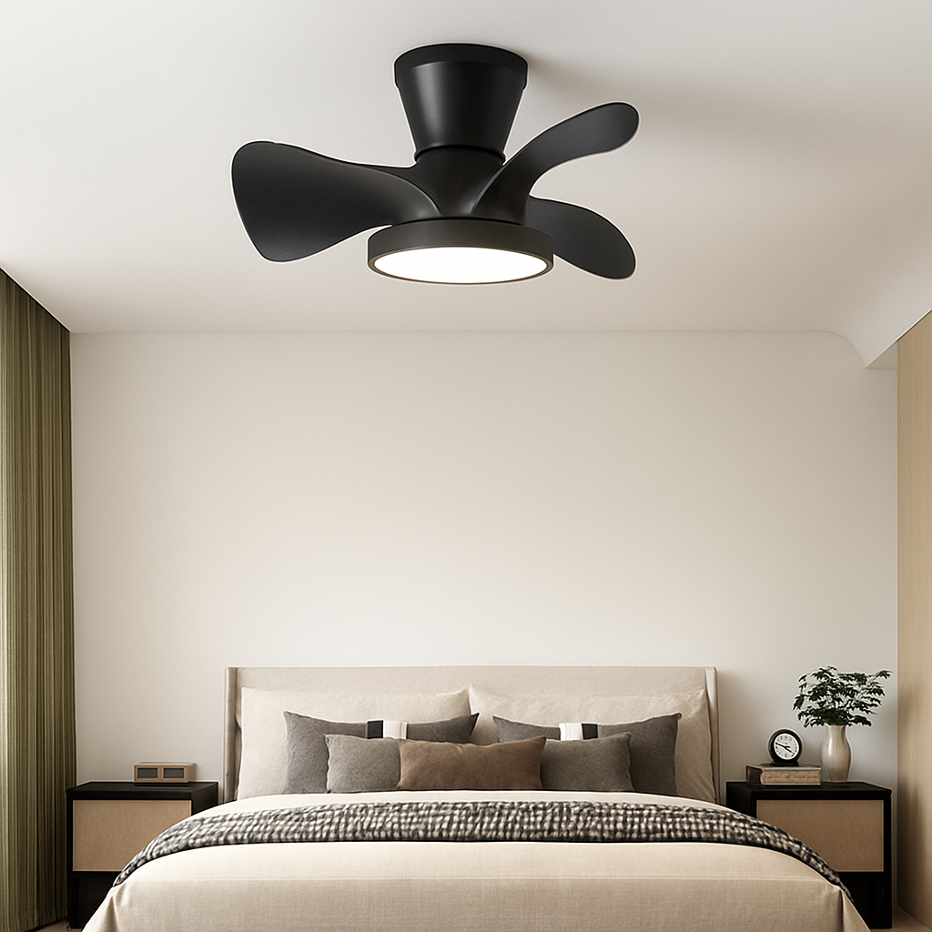 plafonnier ventilateur lumineux télécommandé pour chambre d'enfants