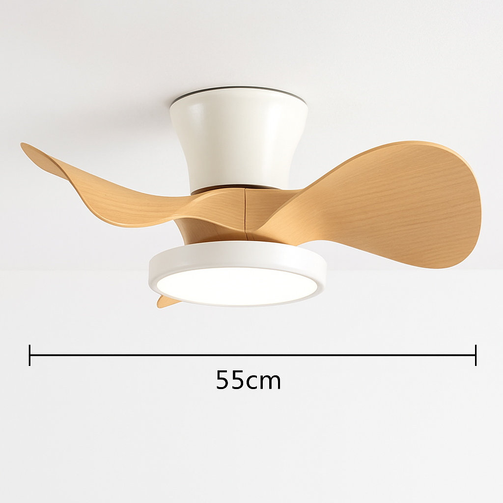 plafonnier ventilateur lumineux télécommandé pour chambre d'enfants