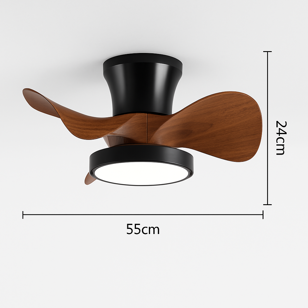 plafonnier ventilateur lumineux télécommandé pour chambre d'enfants