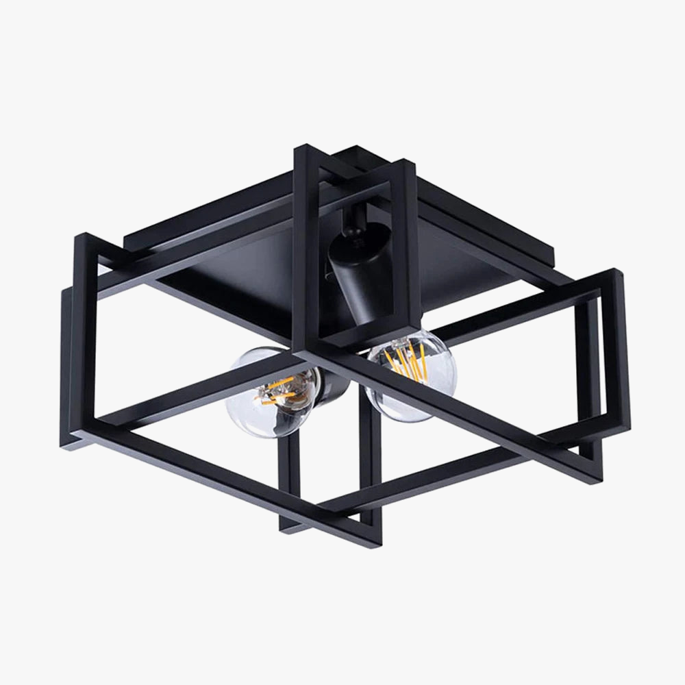 plafonnier vintage américain luminaire industriel rétro design moderne