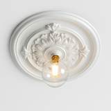 plafonnier vintage français simple moderne avec éclairage sculpté
