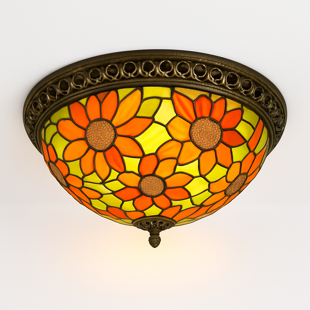 plafonnier vintage style art déco pour éclairage intérieur