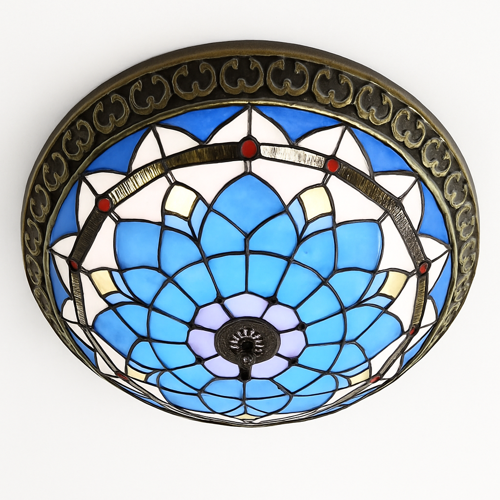 plafonnier vintage style art déco pour éclairage intérieur