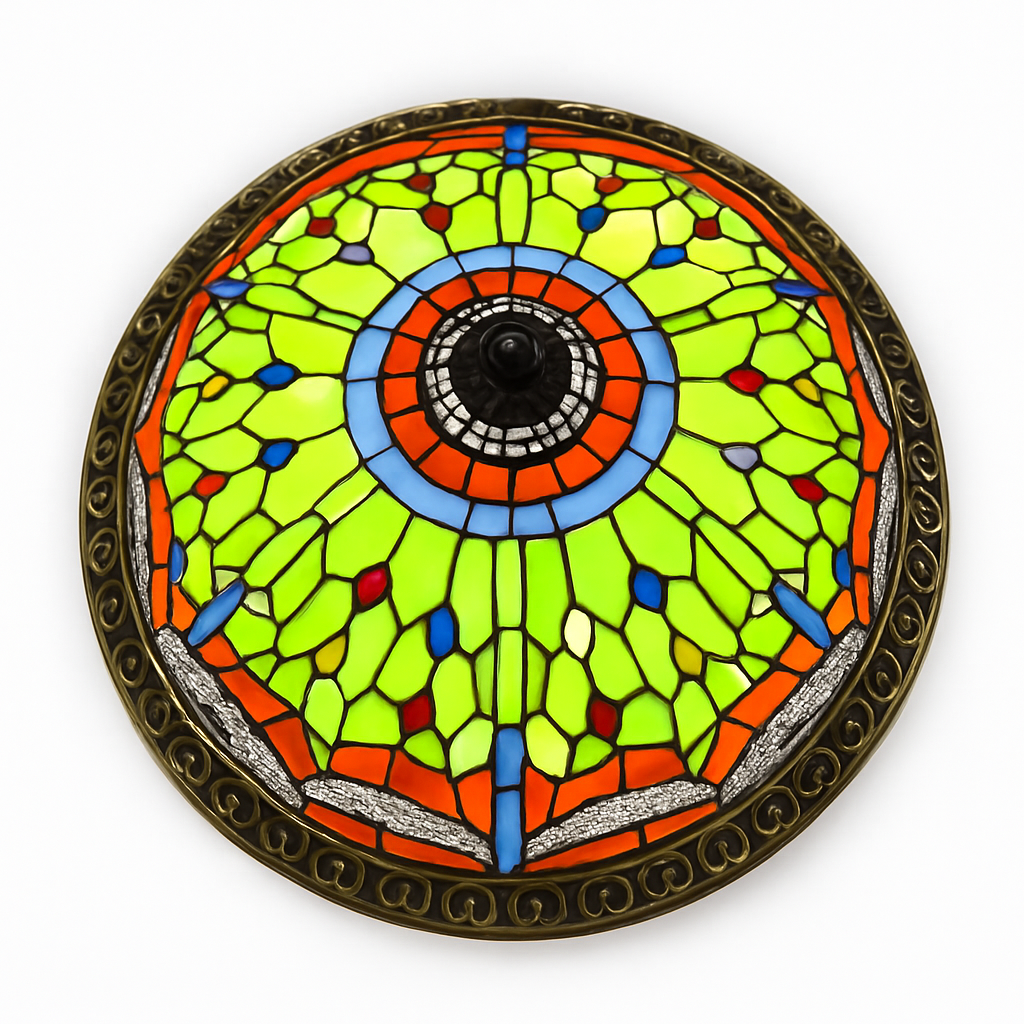 plafonnier vintage style art déco pour éclairage intérieur
