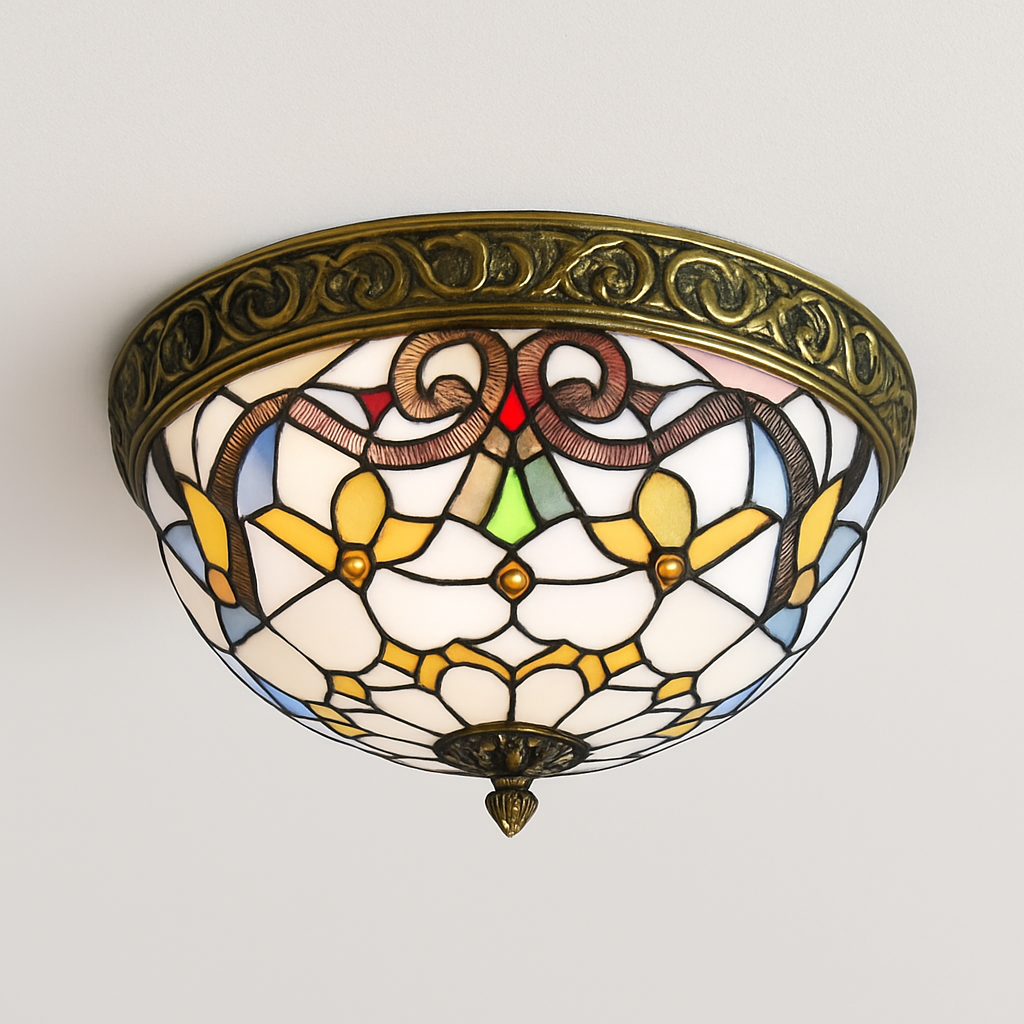plafonnier vintage style art déco pour éclairage intérieur