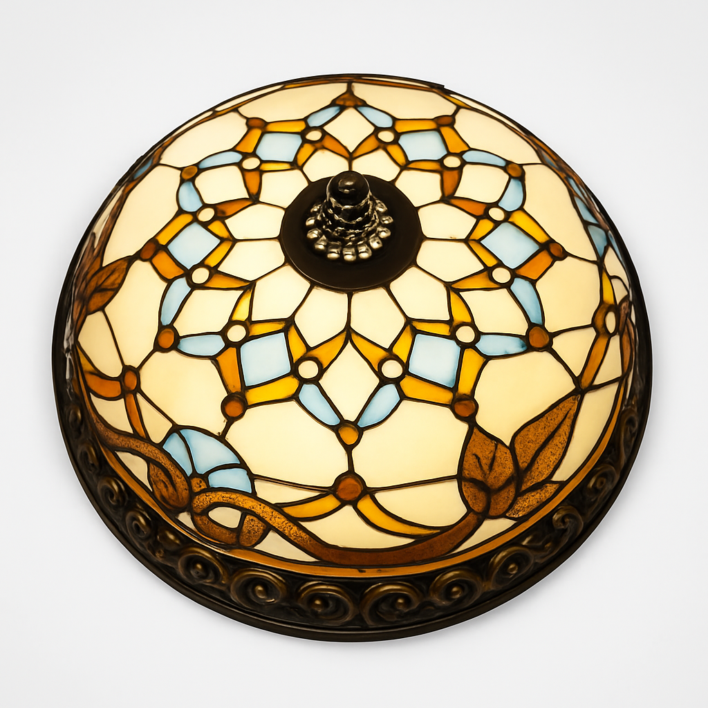 plafonnier vintage style art déco pour éclairage intérieur