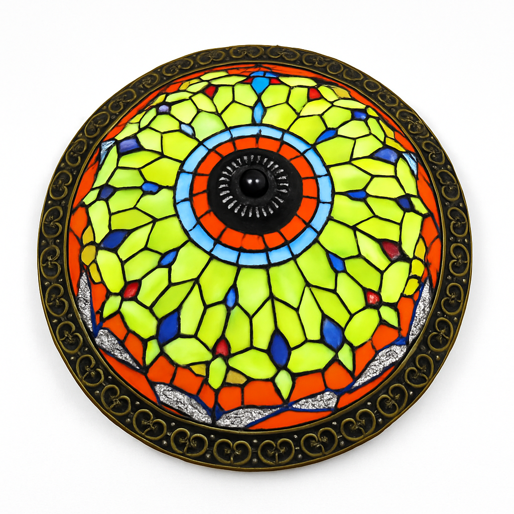 plafonnier vintage style art déco pour éclairage intérieur
