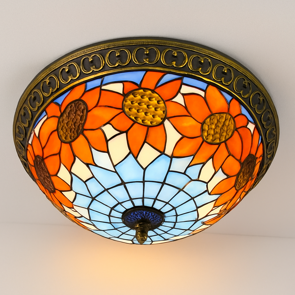 plafonnier vintage style art déco pour éclairage intérieur