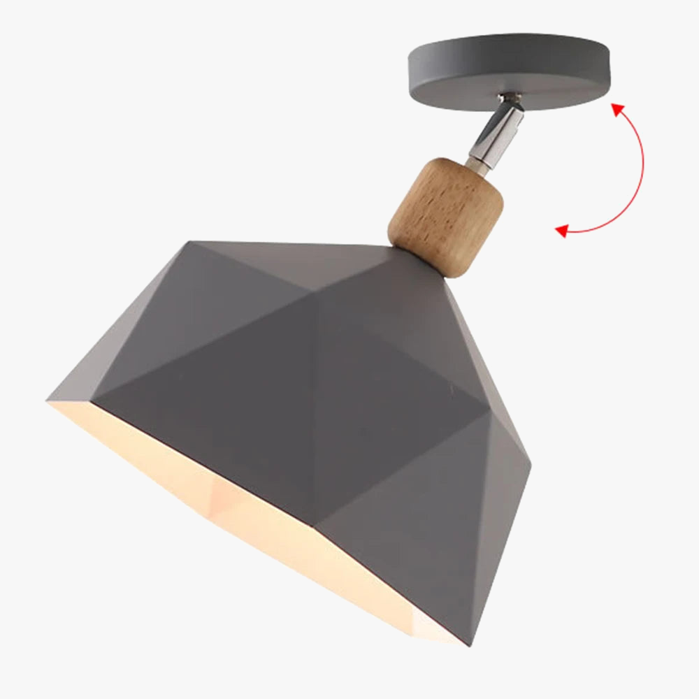 plafonnier vintage style industriel pour éclairage intérieur
