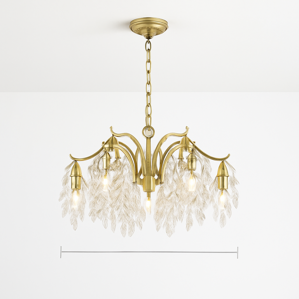 plafonnier winfordo américain simple en cristal 	 	 wf-xd005