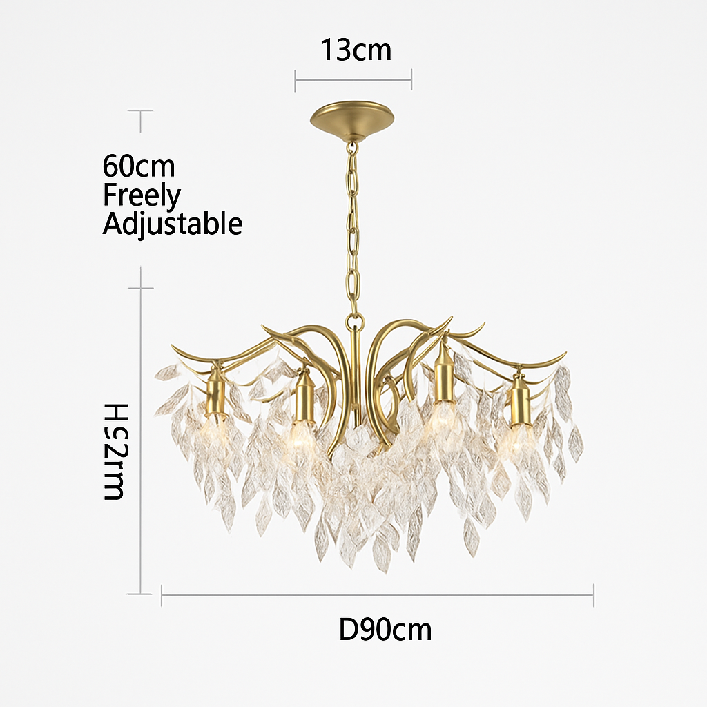 plafonnier winfordo américain simple en cristal 	 	 wf-xd005