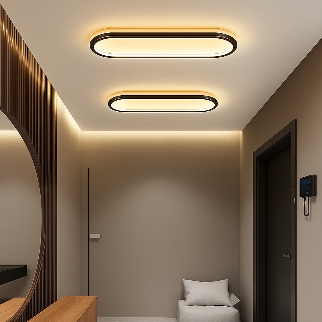 plafonniers annulaires nordiques leds modernes pour restaurant de cuisine