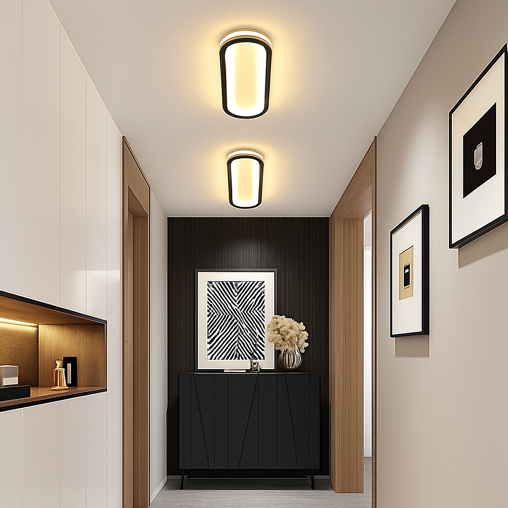 plafonniers annulaires nordiques leds modernes pour restaurant de cuisine