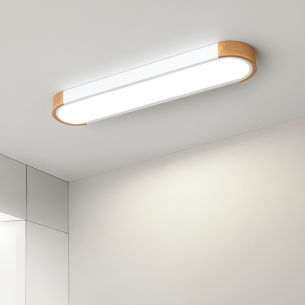 Plafonniers en bois décoratif télécommande panneaux