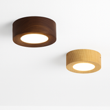 plafonniers en noyer et frêne avec led pour éclairage intérieur