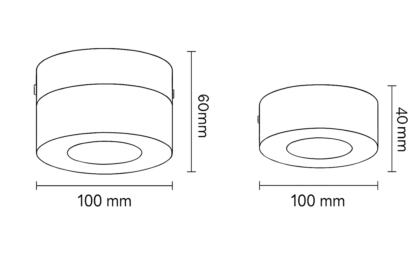 plafonniers en noyer et frêne led pour éclairage intérieur