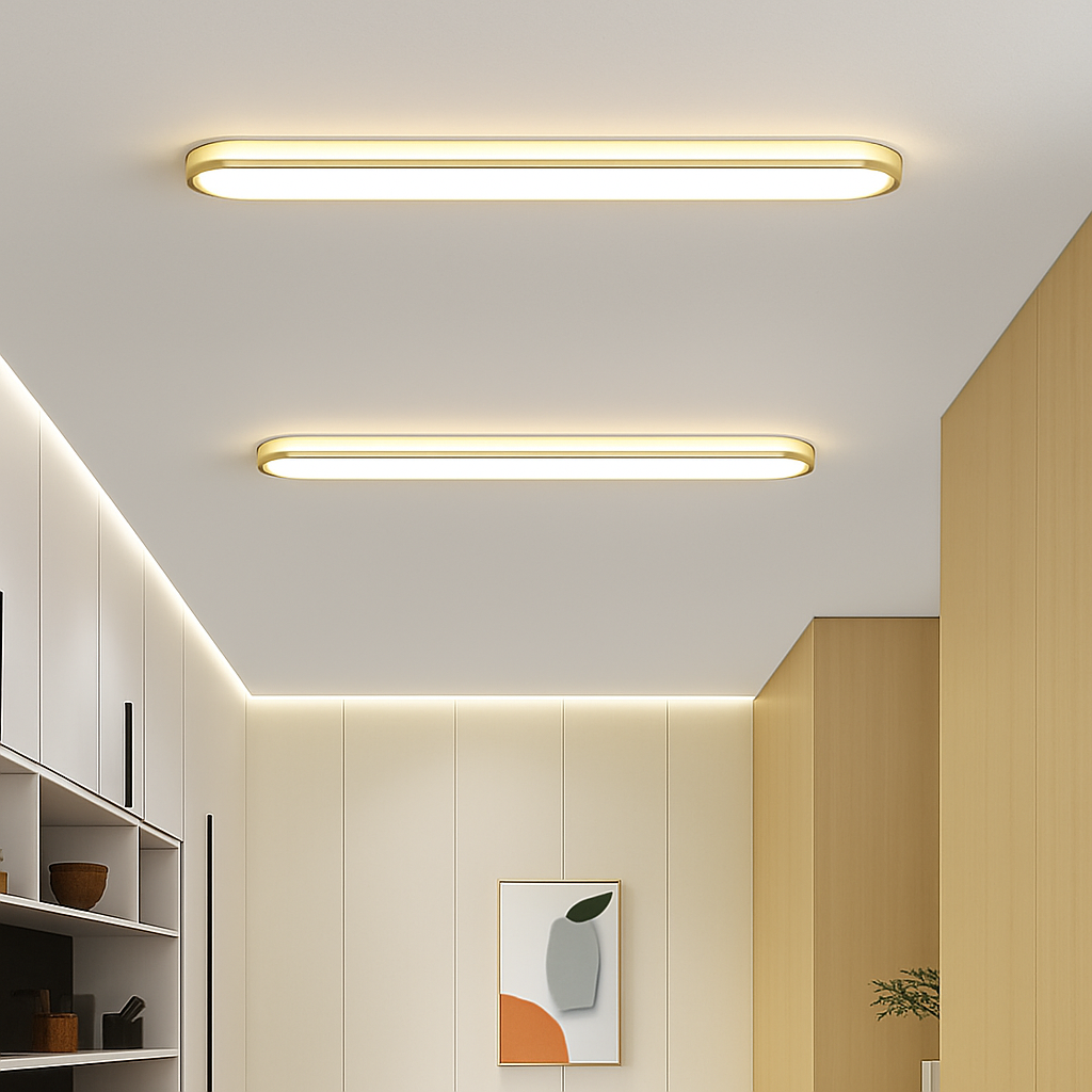 plafonniers led encastrés allée couloir spectre complet protection des yeux