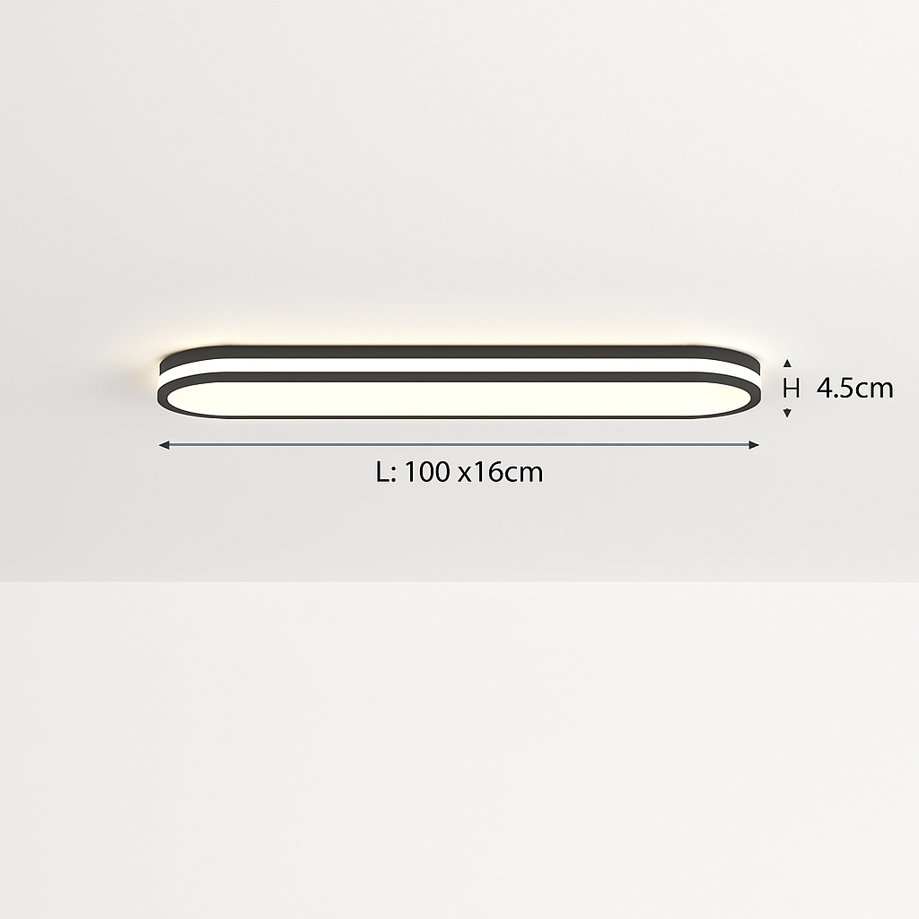 plafonniers led encastrés allée couloir spectre complet protection des yeux