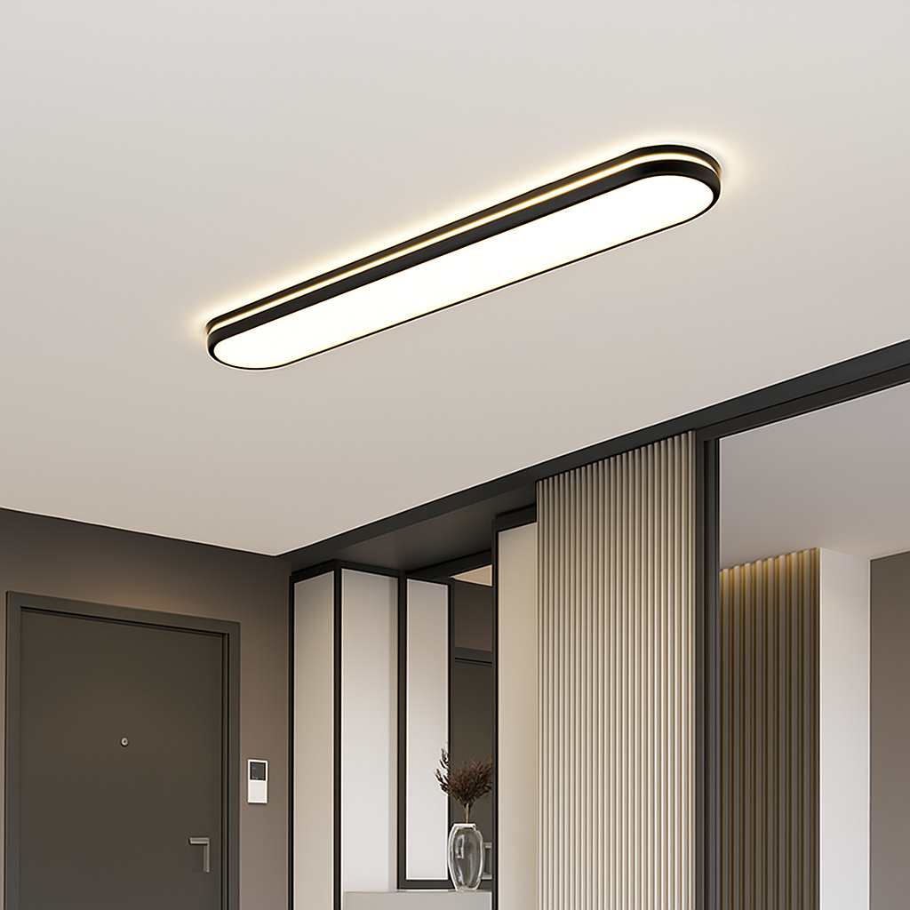 plafonniers led encastrés allée couloir spectre complet protection des yeux