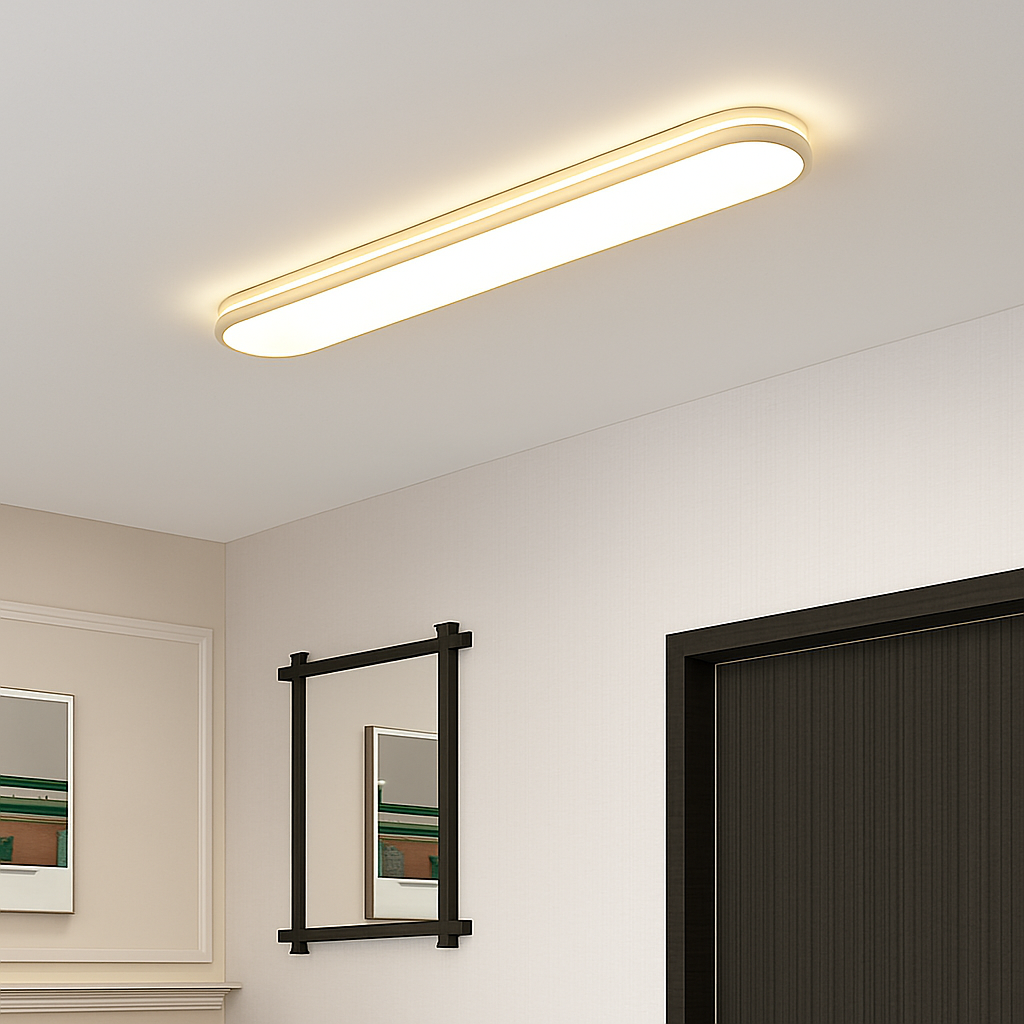 plafonniers led encastrés allée couloir spectre complet protection des yeux