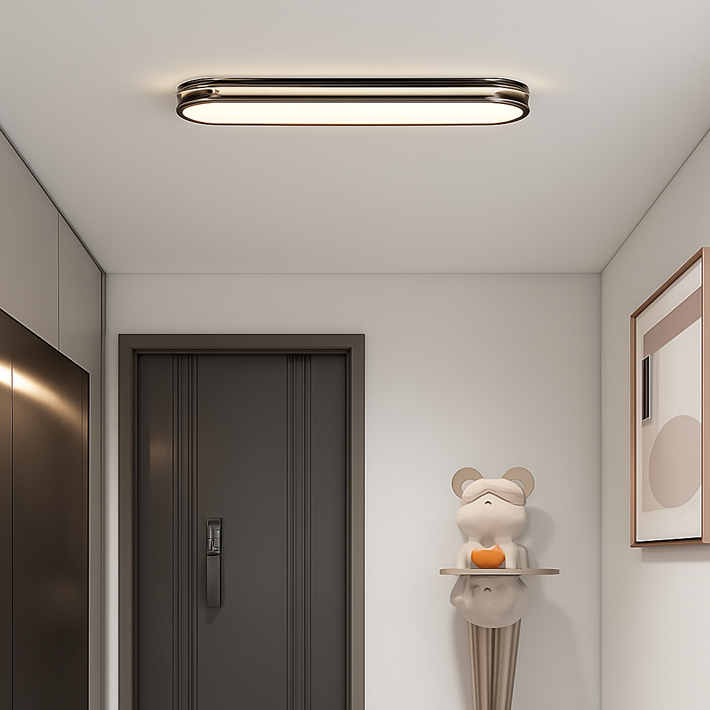plafonniers led encastrés allée couloir spectre complet protection des yeux