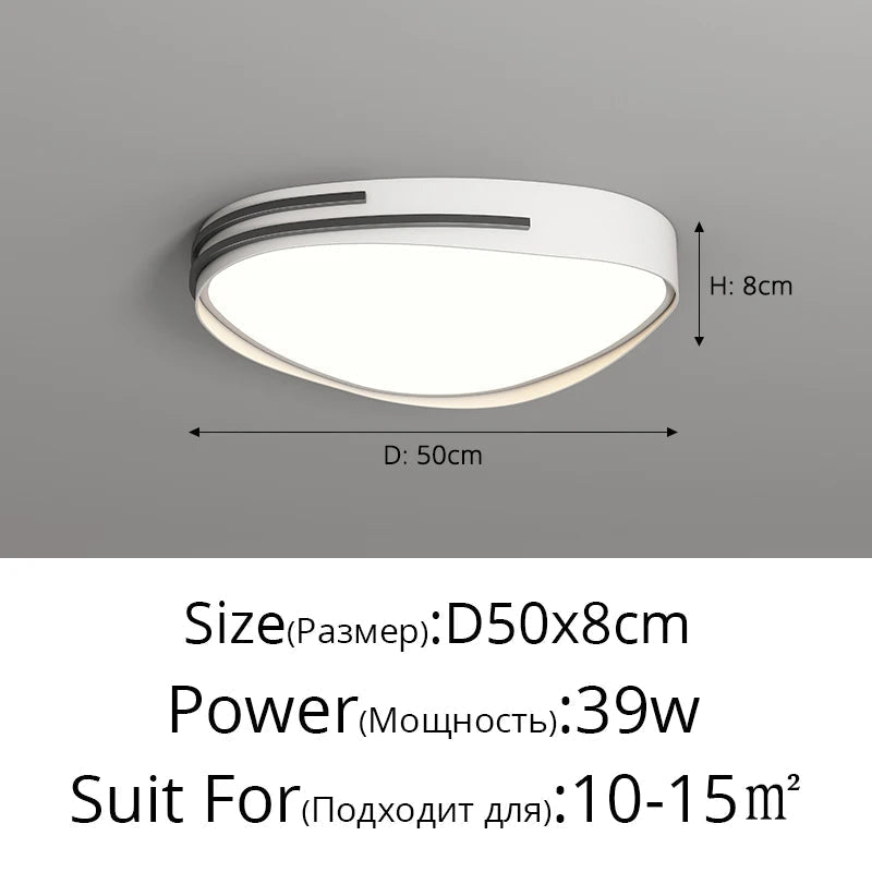 plafonniers led modernes pour éclairage intérieur élégant