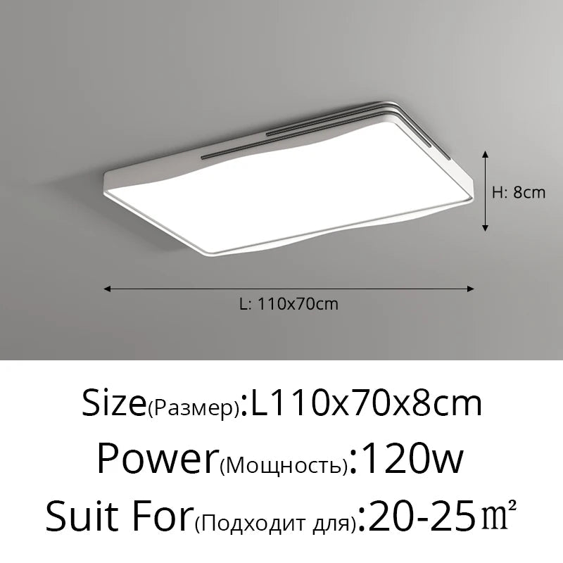 plafonniers led modernes pour éclairage intérieur élégant