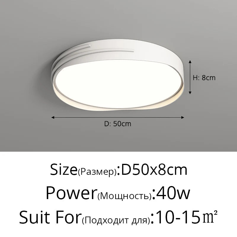 plafonniers led modernes pour éclairage intérieur élégant
