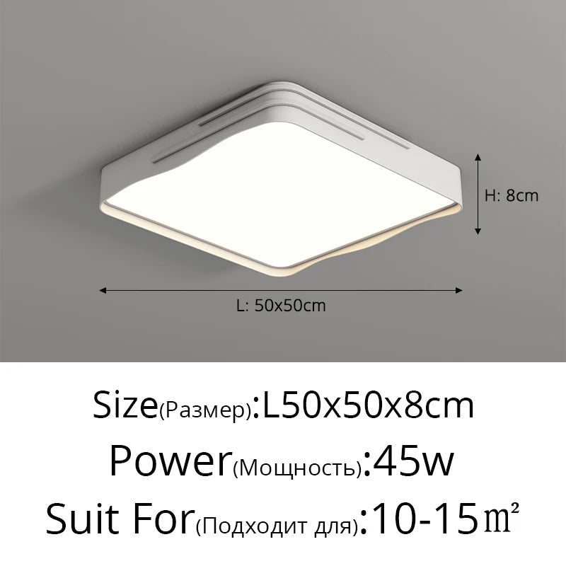 plafonniers led modernes pour éclairage intérieur élégant
