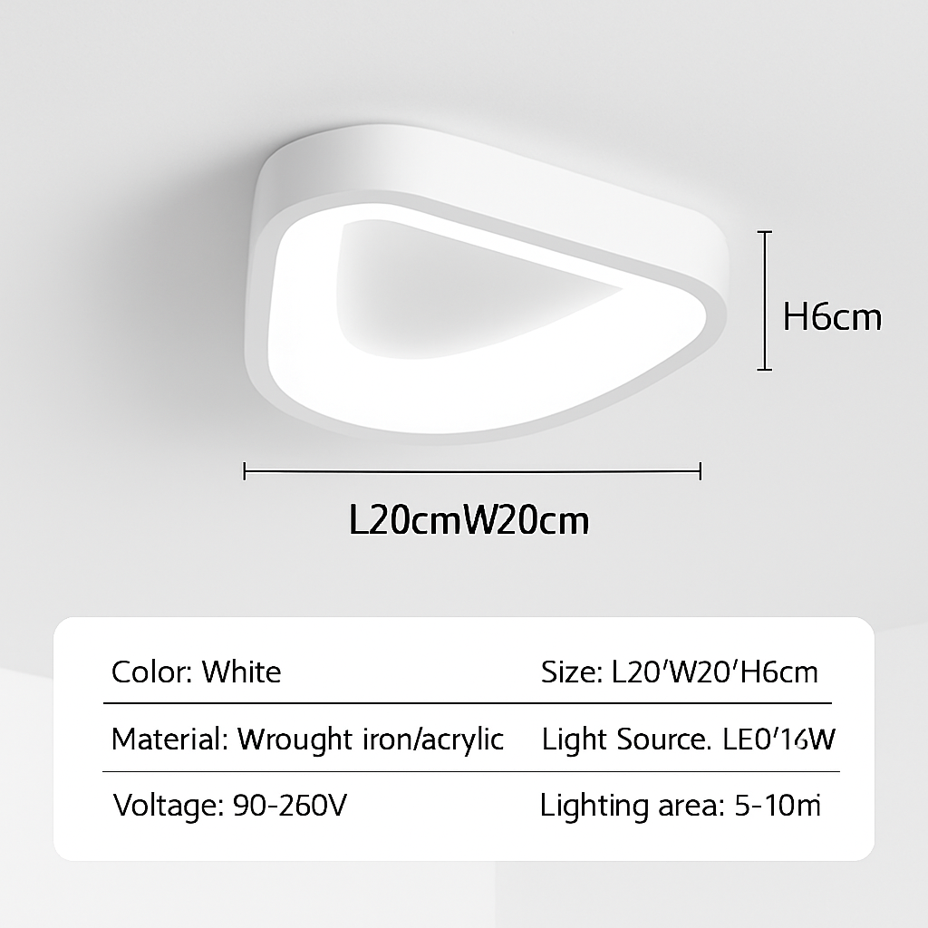 plafonniers led modernes pour décoration intérieure lumineuse