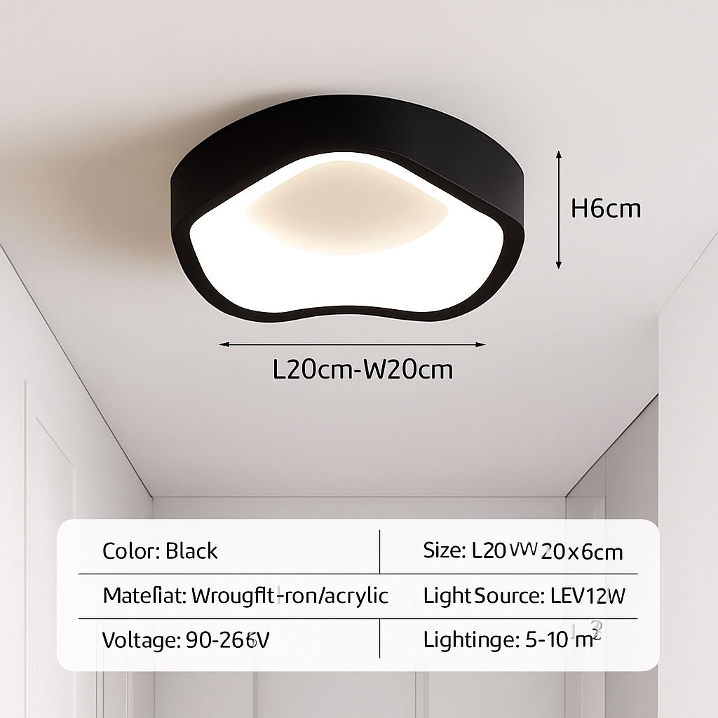 plafonniers led modernes pour décoration intérieure lumineuse