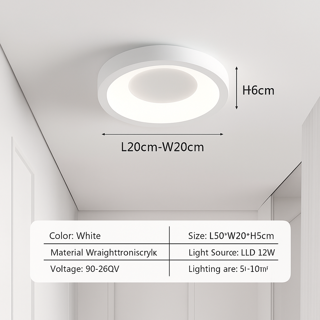 plafonniers led modernes pour décoration intérieure lumineuse