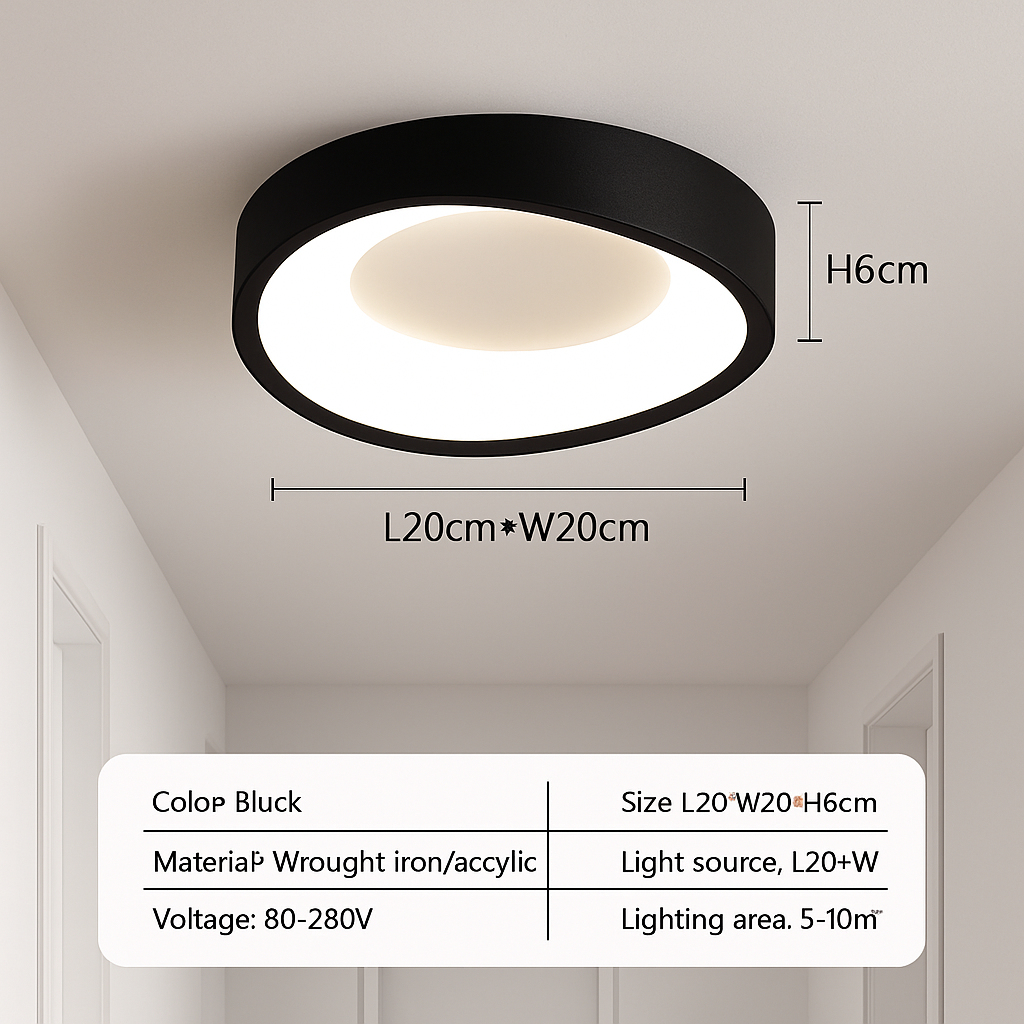 plafonniers led modernes pour décoration intérieure lumineuse