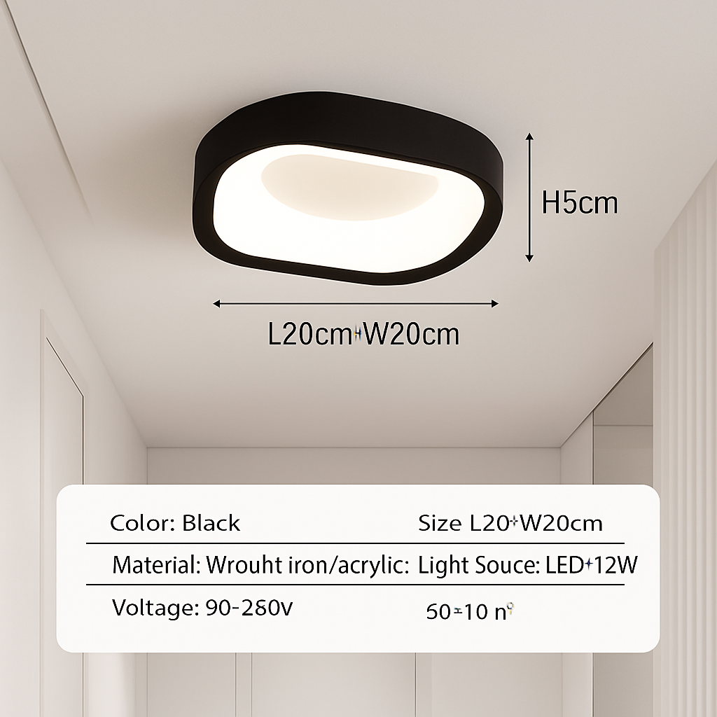plafonniers led modernes pour décoration intérieure lumineuse